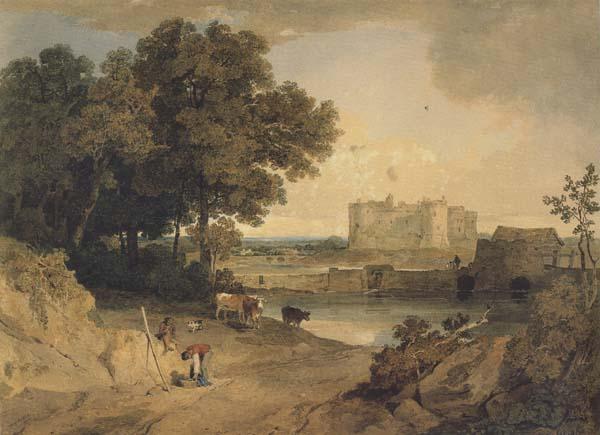William Havell Carew Castle,Near Pembroke (mk47) France oil painting art